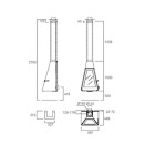 Lareira a Lenha D - 9 Suspensa - Rocal